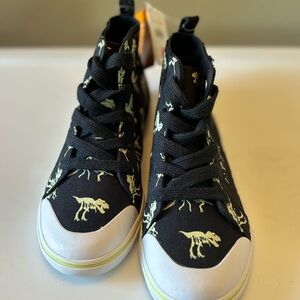 Gymboree Black Dinosaur High-Top Sneakers